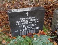 Gravminne, jurist, politimester og sorenskriver Gulbrand Jensen. Foto: Stig Rune Pedersen