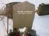 Gunder Gunderesen, kombinertløper og idrettsleder, er gravlagt på Nordstrand kirkegård. Foto: Stig Rune Pedersen