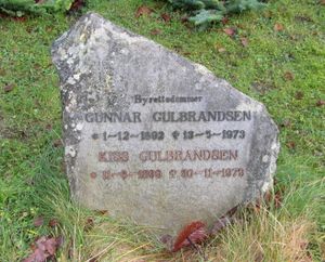 Gunnar Gulbrandsen gravminne Vestre gravlund Oslo.jpg