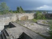 Nedlagt kanonstilling på Håøya, søndre del. Foto: Stig Rune Pedersen