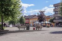 Parti fra Søndre Torv, som ligger i Storgatas nordre ende. Foto: Leif-Harald Ruud (2020).