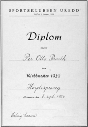 Uredd. Diplom høydehopp.