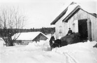 Høykjøring vinteren 1925.