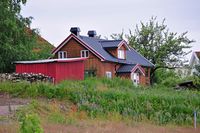 Bryggerhuset som ble omgjort til bolig. Foto: Kai T. Hansen (2009).