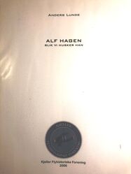 Boken om Alf Hagen, forside.