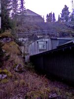 Det innebygde bassenget på toppen av rørgata.