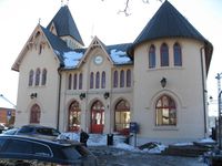 Halden stasjon på Østfoldbanen. Foto: Liv Bjørnhaug Johansen (2010).