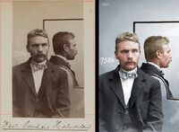 Arrestert i 1902 i Kristiania for utuktig omgang