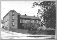 Halvorsethgården fotografert fra Hammergata.