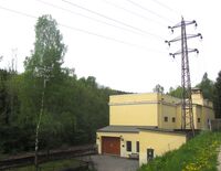 Hammeren kraftverk i Maridalen fra år 1900 er landets eldste vannkraftverk i drift. Foto: Stig Rune Pedersen (2012)