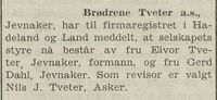 7. Handelsfirmaet Brødrene Tveter fikk nytt styre i 1964 - i Hadeland 08.12. 1964.jpg