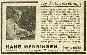 Hans Henriksens fotoforretning (faksimile annonse 1ste Mai 1937-01-07 s5).jpg