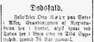 Hans Otto Røhr nekrolog Aftenposten 1912.JPG