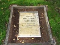 Offiseren Hans Seeberg Fleischers gravminne. Foto: Stig Rune Pedersen