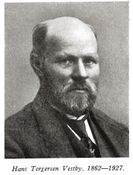 Hans Torgersen Vestby 1862-1927.