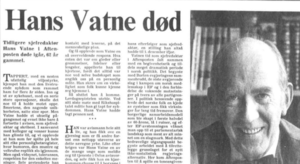 Hans Vatne faksimile Aftenposten 1985.png