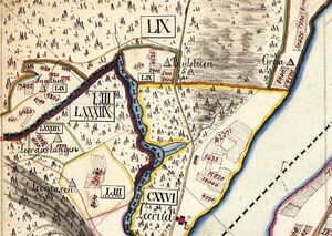 Hansrud Bentstuen Greja Brandval vestside kart 1800.jpg