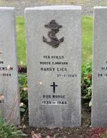 Harry Camillo Lier er gravlagt ved St. Olaf's Cemetery ved Kirkwall på Orknøyene. Foto: Stig Rune Pedersen (2019)