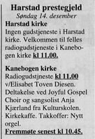Harstad Tidende 12. desember 2003.