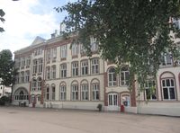 Hartvig Nissens skole, Niels Juels gate 56 i Oslo, oppført 1898, arkitekt Henrik Nissen. Foto: Stig Rune Pedersen