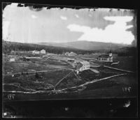 49. Hattfjelldal. Kirke og gamle Præstegaard. - NB bldsa OTO0791 A.jpg