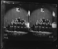 60. Hattfjelldal. Nye Præstegaard. Konfirmanter. Stereoskop - NB bldsa OTO0808 A.jpg