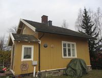 Vokterbolig ved Haugenstua stasjon, Oslo, på Hovedbanen. Foto: Stig Rune Pedersen