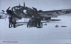 Heinkel 111P på Kjeller.