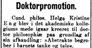 Helga Eng Aftenposten 1913 doktorgrad.JPG