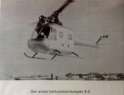 Egil var sterkt involvert i eksperimenthelikopteret PK X2.