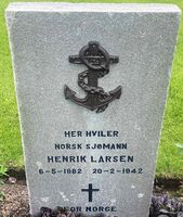 Henrik Larsen er gravlagt på Troqueer Cemetery i Dumfries. Foto: Stig Rune Pedersen (2025)