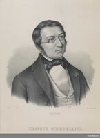 Henrik Wergeland (rundt 1855). Foto: Oslo Museum