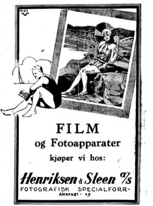 Henriksen og Steen annonse 1929.JPG