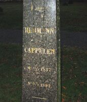 Gravminne, lege Hermann Cappelen (1838-1892). Foto: Stig Rune Pedersen