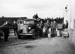 Hjemmestyrker 1945 på Skedsmo pleiehjem mai 1945.