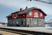 Haugastøl stasjonsbygning. Foto: Roy Olsen (2006).