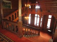 Interiør fra den eldste delen av Holmenkollen Park hotell. Foto: Stig Rune Pedersen (2015).