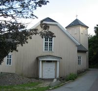 Holmestrand kyrkje (1674) Foto: Natalie Maynor