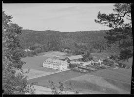 Holt landbruksskole (1922), Tvedestrand. Foto: Nasjonalbiblioteket (1948).