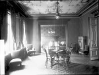 Salong. Foto: Severin Worm Petersen, Norsk teknisk museum (omkring 1900).