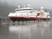 MS «Spitsbergen» i Tromsø. Foto: Chris Nyborg (2019).