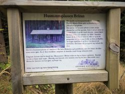 Husmannsplassen Bråtan som lå under Holm gård i Nordroa.