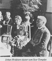 Johan og Mathilde Hvidsten. Fra boka Godtemplarordenen i Norge 1927-1977