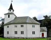 Hylestad kyrkje. Foto: Siri Johannessen (2010)