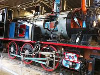 På Norsk Teknisk Museum gis en instruktiv innføring i damplokomotivets virkemåte.