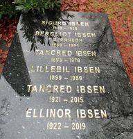 Sigurd Ibsen og andre medlemmer av Ibsen-familien er gravlagt i Æreslunden på Vår Frelsers gravlund i Oslo. Foto: Stig Rune Pedersen (2020)