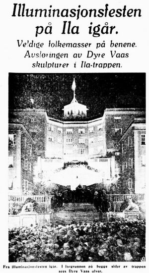 Ilatrappa lysfest faksimile Aftenposten 1930.JPG