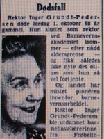 166. Inger Grundt Pedersen nekrolog Aftenposten 1966.JPG