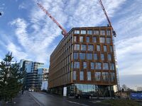 Nr. 11, 13: Valle Wood, bak nr. 9: Helsfyr Panorama. Foto: (Ssu).