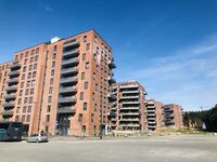 Boligblokkene i Innspurten 6-8-10-12, oppført 2018–2019. Foto: Ssu (2021).